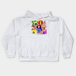 crazy colour Kids Hoodie